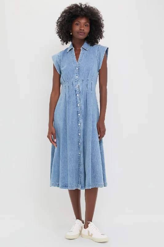 Midi dresses with pom - pom trims for a playful and festive look Pebel Stone Ruben Midi Dress Midi dresses with pom - pom trims for a playful and festive look Pebel Stone Ruben Midi Dress