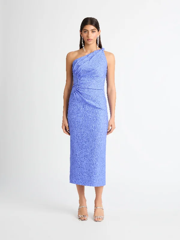 Midi dresses with tassel accents for a bohemian and free - spirited style LUCIA MIDI DRESS Midi dresses with tassel accents for a bohemian and free - spirited style LUCIA MIDI DRESS