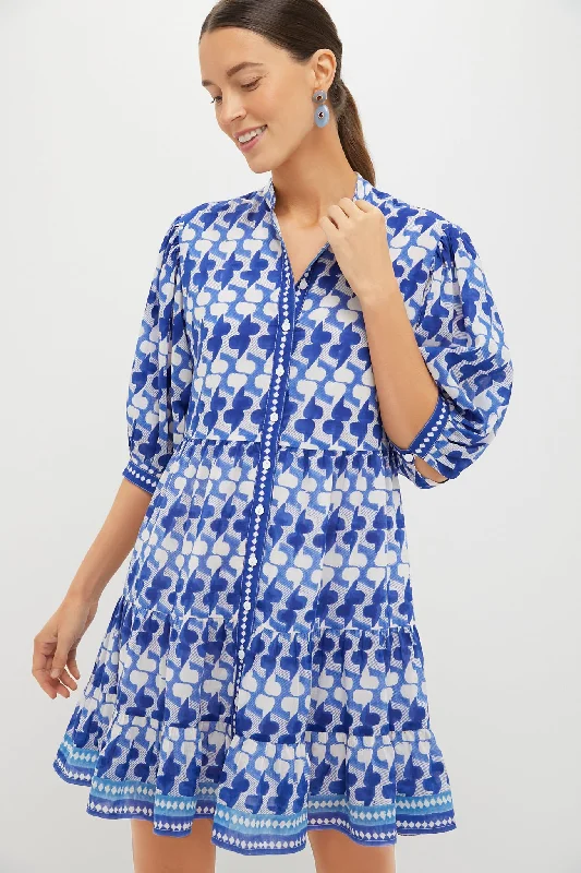 Midi dresses with bow accents for a sweet and charming look Navy White Dot Catlyn Mini Dress Midi dresses with bow accents for a sweet and charming look Navy White Dot Catlyn Mini Dress