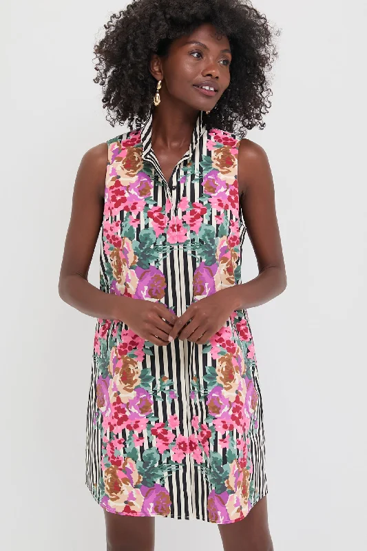 Midi dresses with pleated skirts for a timeless and elegant appeal Flowering Trellis Taffeta Sleeveless Charlie Dress Midi dresses with pleated skirts for a timeless and elegant appeal Flowering Trellis Taffeta Sleeveless Charlie Dress