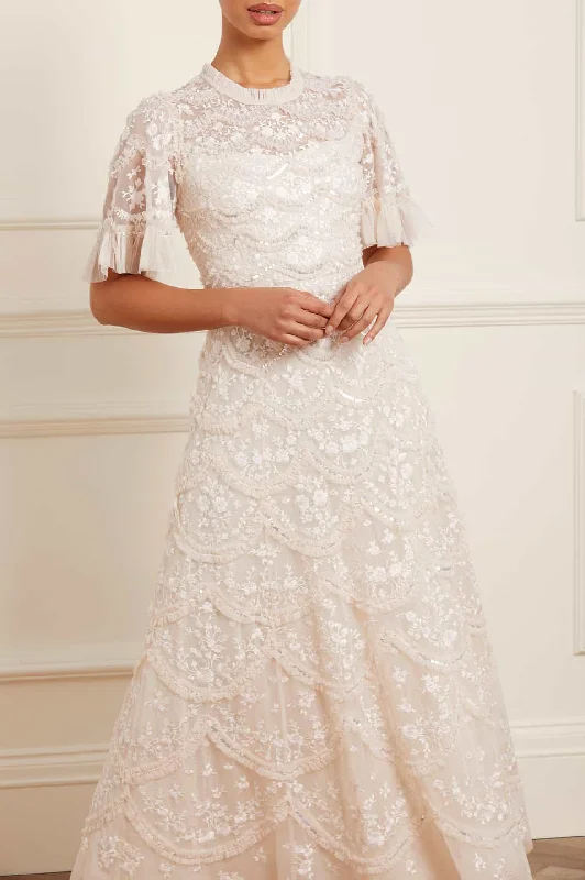 Midi dresses with ruched bodices for a feminine and fitted feel Lily Bloom Ankle Gown Midi dresses with ruched bodices for a feminine and fitted feel Lily Bloom Ankle Gown
