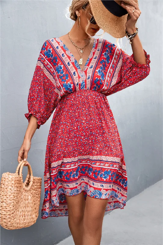 Mini dresses with empire waists for a flattering fit Maximus Printed Button Down Dress Mini dresses with empire waists for a flattering fit Maximus Printed Button Down Dress