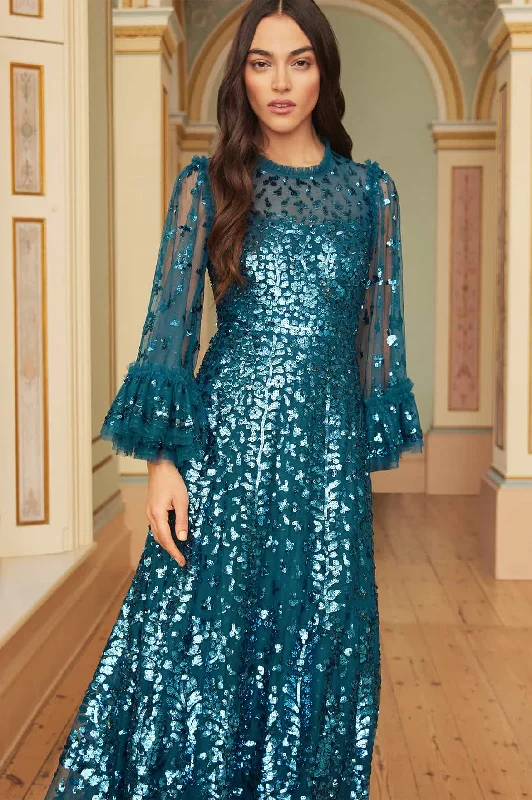 Midi dresses with one - shoulder designs for a modern and asymmetric style Fern Ankle Gown Midi dresses with one - shoulder designs for a modern and asymmetric style Fern Ankle Gown