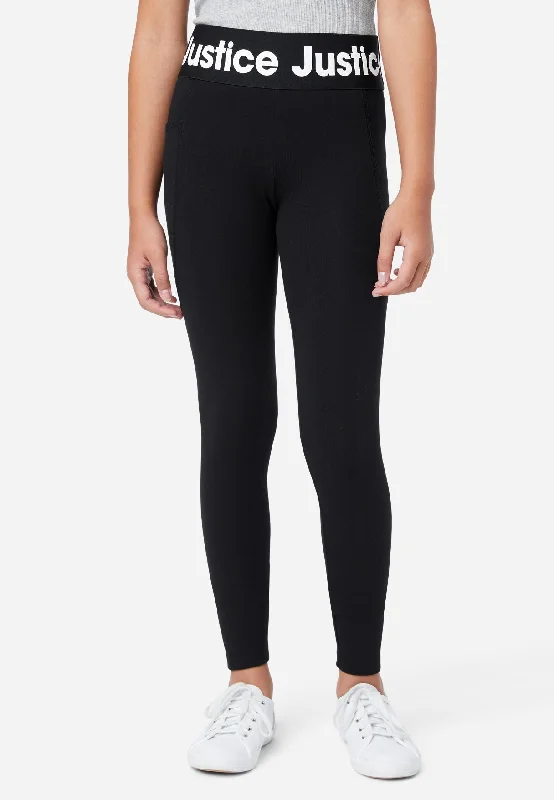 Plus Size Women's Plaid Tight Trousers in Multicolor for a Stylish and Classic LookJustice Logo Full-Length Leggings Plus Size Women's Plaid Tight Trousers in Multicolor for a Stylish and Classic LookJustice Logo Full-Length Leggings