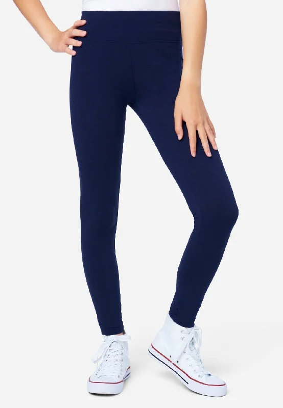Women's Fleece - Lined Tight Trousers in Dark Blue for Warmth in Cold WeatherCasual High-Rise Full-Length Leggings Women's Fleece - Lined Tight Trousers in Dark Blue for Warmth in Cold WeatherCasual High-Rise Full-Length Leggings