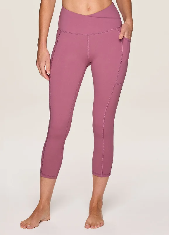 Women's Tight Trousers with Mesh Panels in Black for a Sexy and Modern AppearanceCrossover Ultra Hold Capri Women's Tight Trousers with Mesh Panels in Black for a Sexy and Modern AppearanceCrossover Ultra Hold Capri