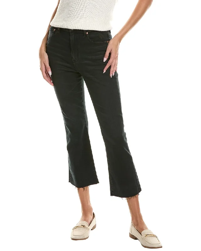 Women's Leather - Look Tight Trousers with Zipper Details in Dark Gray for an Urban StyleDAZE DENIM Shy Girl High Rise Crop Flare Jean Women's Leather - Look Tight Trousers with Zipper Details in Dark Gray for an Urban StyleDAZE DENIM Shy Girl High Rise Crop Flare Jean