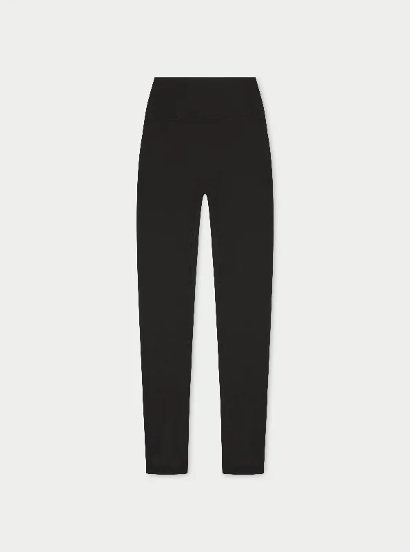 Plus Size Women's Stretch Cotton Tight Trousers in Navy for Comfortable Everyday WearSCULPTING STRETCH EMBLEM LEGGINGS - BLACK Plus Size Women's Stretch Cotton Tight Trousers in Navy for Comfortable Everyday WearSCULPTING STRETCH EMBLEM LEGGINGS - BLACK