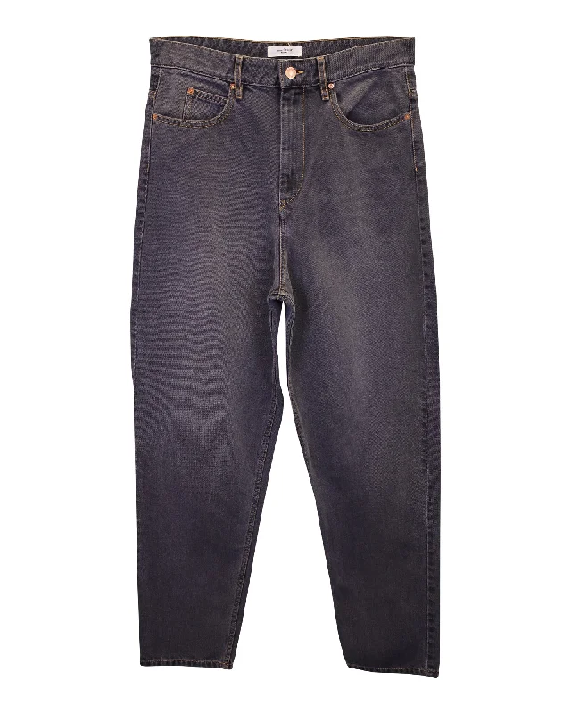 Cargo women jeans with multiple pockets for added functionalityIsabel Marant Etoile Denim Jeans in Black Cotton Cargo women jeans with multiple pockets for added functionalityIsabel Marant Etoile Denim Jeans in Black Cotton