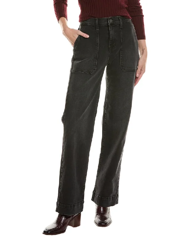 Plus Size Women's Stretch Cotton Tight Trousers in Navy for Comfortable Everyday WearModern American Farrah Salem Black Utility Jean Plus Size Women's Stretch Cotton Tight Trousers in Navy for Comfortable Everyday WearModern American Farrah Salem Black Utility Jean
