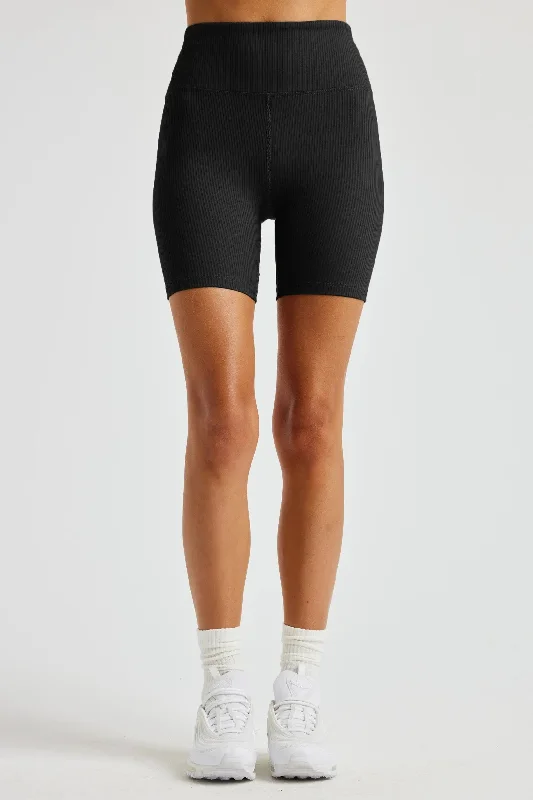 Women's Denim - Look Tight Trousers in Light Blue for a Casual and Versatile OptionRibbed High High Biker Short Women's Denim - Look Tight Trousers in Light Blue for a Casual and Versatile OptionRibbed High High Biker Short