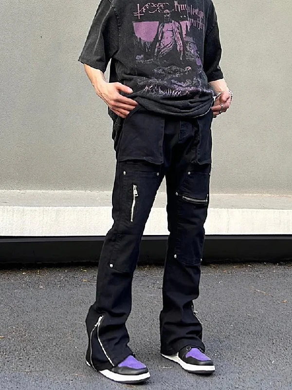 Jeggings women jeans combining the comfort of leggings and style of jeansSide Zipper Cargo Jeans Jeggings women jeans combining the comfort of leggings and style of jeansSide Zipper Cargo Jeans