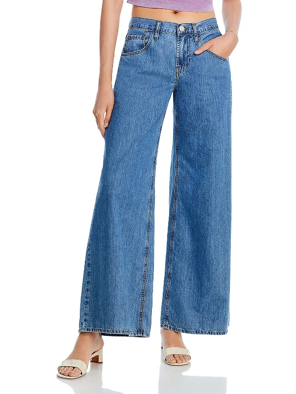High - rise flare women jeans for a 70s - inspired lookWomens Denim Mid Rise Wide Leg Jeans High - rise flare women jeans for a 70s - inspired lookWomens Denim Mid Rise Wide Leg Jeans