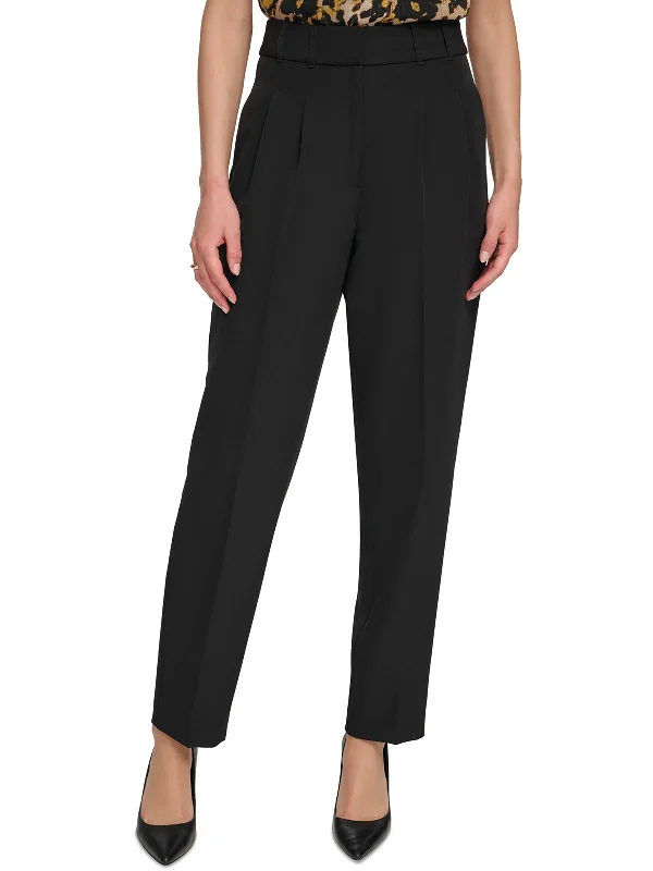 Plus Size Women's Snake - Print Tight Trousers in Brown and Black for a Bold Fashion StatementWomens High Rise Pleated Dress Pants Plus Size Women's Snake - Print Tight Trousers in Brown and Black for a Bold Fashion StatementWomens High Rise Pleated Dress Pants