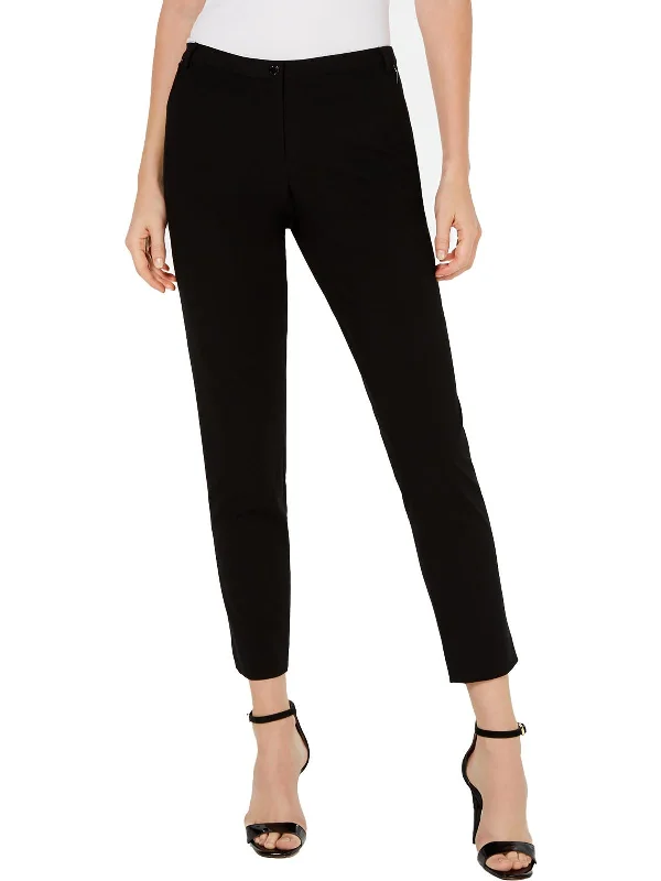 Women's Tight Trousers with Rhinestone Embellishments in Silver for a Sparkly LookWomens High Rise Wear To Work Dress Pants Women's Tight Trousers with Rhinestone Embellishments in Silver for a Sparkly LookWomens High Rise Wear To Work Dress Pants