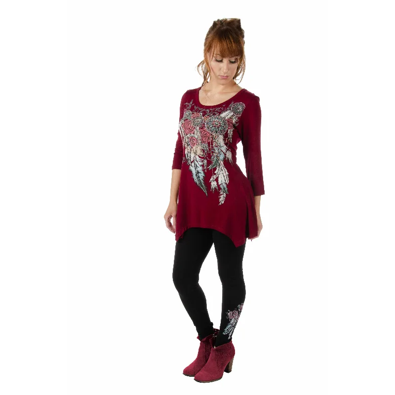 Plus Size Women's Plaid Tight Trousers in Multicolor for a Stylish and Classic LookZuni Feather and Roses Rhinestone Leggings Plus Size Women's Plaid Tight Trousers in Multicolor for a Stylish and Classic LookZuni Feather and Roses Rhinestone Leggings