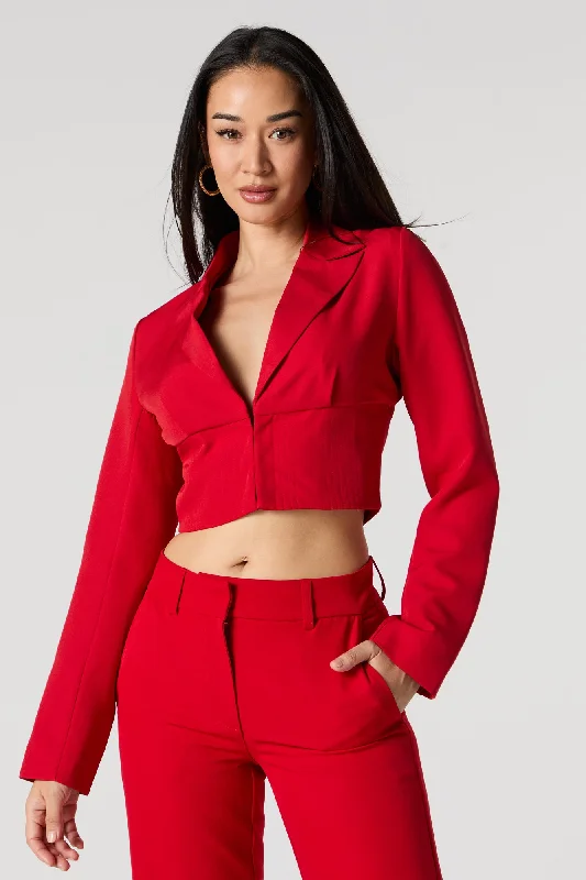 Oversized Women's Printed Blazers in Animal Patterns for a Statement PieceHook and Eye Cropped Blazer Oversized Women's Printed Blazers in Animal Patterns for a Statement PieceHook and Eye Cropped Blazer