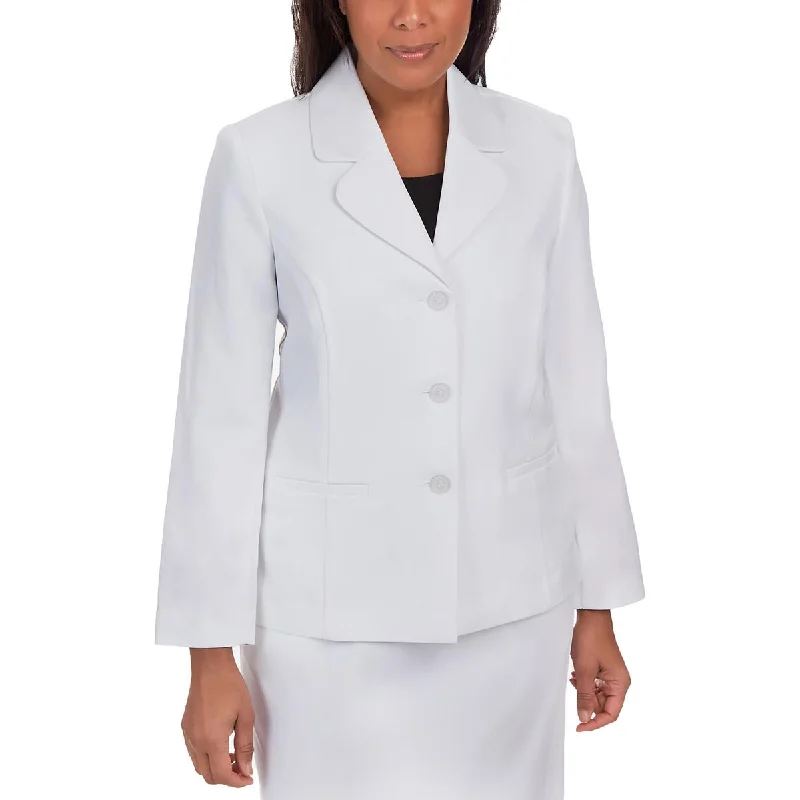 Plus Size Women's Sequin - Embellished Blazers in Silver for a Glamorous PartyAlfred Dunner Womens Petites Three-Button Suit Seperate Two-Button Blazer Plus Size Women's Sequin - Embellished Blazers in Silver for a Glamorous PartyAlfred Dunner Womens Petites Three-Button Suit Seperate Two-Button Blazer