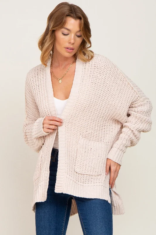 hooded women cardigan for added warmth and styleBeige Chunky Knit Oversized Cardigan hooded women cardigan for added warmth and styleBeige Chunky Knit Oversized Cardigan