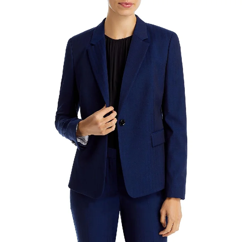 Women's Peplum Blazers in Emerald Green for a Stylish Work AttireBoss Womens Jeniver Wool Shadow Stripe One-Button Blazer Women's Peplum Blazers in Emerald Green for a Stylish Work AttireBoss Womens Jeniver Wool Shadow Stripe One-Button Blazer