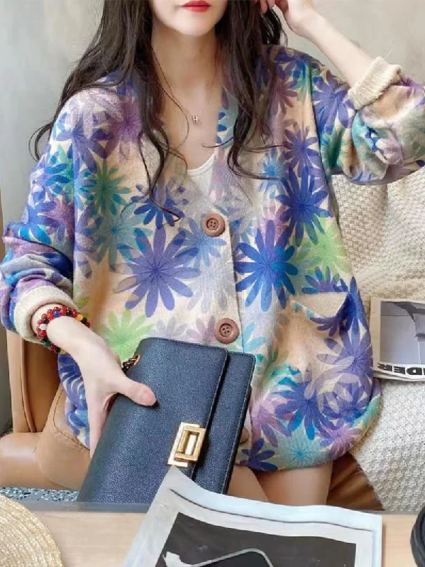 plus size women cardigan for comfortable layeringButtoned Up Colorful Knit Women's Cardigan plus size women cardigan for comfortable layeringButtoned Up Colorful Knit Women's Cardigan
