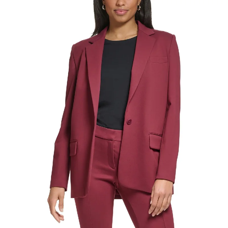 Plus Size Women's Military - Inspired Blazers with Gold Accents for a Bold LookDKNY Womens Petites Office Business One-Button Blazer Plus Size Women's Military - Inspired Blazers with Gold Accents for a Bold LookDKNY Womens Petites Office Business One-Button Blazer