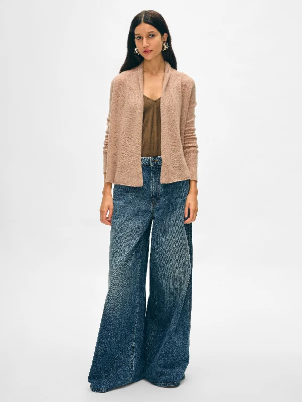 cropped women cardigan to pair with high - waisted jeansCashmere Mini Trapeze Cardigan cropped women cardigan to pair with high - waisted jeansCashmere Mini Trapeze Cardigan