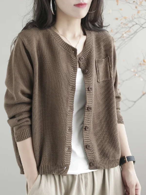boyfriend style women cardigan for a relaxed fitWomen Casual Cardigan Long Sleeves Loose Knitted Button Pocket Jacket boyfriend style women cardigan for a relaxed fitWomen Casual Cardigan Long Sleeves Loose Knitted Button Pocket Jacket