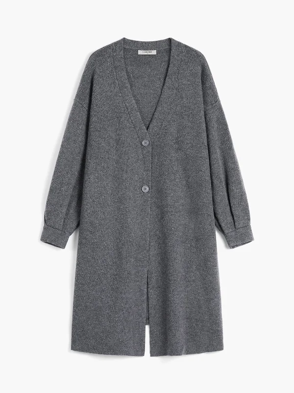 machine washable women cardigan for easy careUtility Charming Longline Cardigan