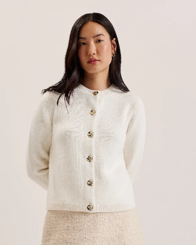 hooded women cardigan for added warmth and styleJaycey Rose Button Crew Neck Cardigan Ivory hooded women cardigan for added warmth and styleJaycey Rose Button Crew Neck Cardigan Ivory