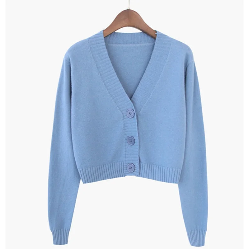 open front women cardigan for easy stylingAmy Fashion - Knitted Crop Women Korean Short Cardigan open front women cardigan for easy stylingAmy Fashion - Knitted Crop Women Korean Short Cardigan