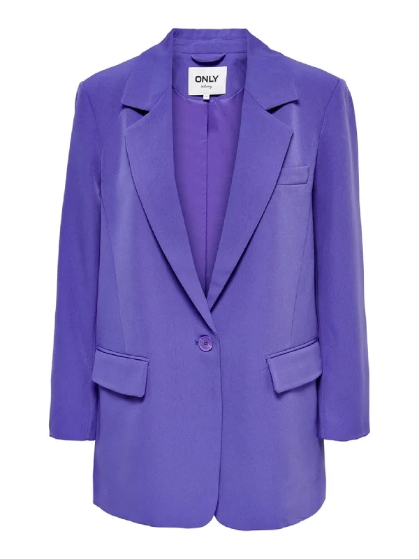 Single - Breasted Women's Linen Blend Blazers in Earth Tones for Casual WearLana-Berry Oversized Blazer - Deep Blue Single - Breasted Women's Linen Blend Blazers in Earth Tones for Casual WearLana-Berry Oversized Blazer - Deep Blue