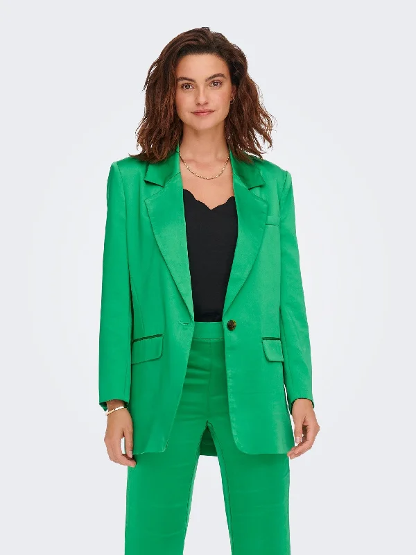 Women's Peplum Blazers in Emerald Green for a Stylish Work AttireLana-Mayra Blazer - Jolly Green Women's Peplum Blazers in Emerald Green for a Stylish Work AttireLana-Mayra Blazer - Jolly Green
