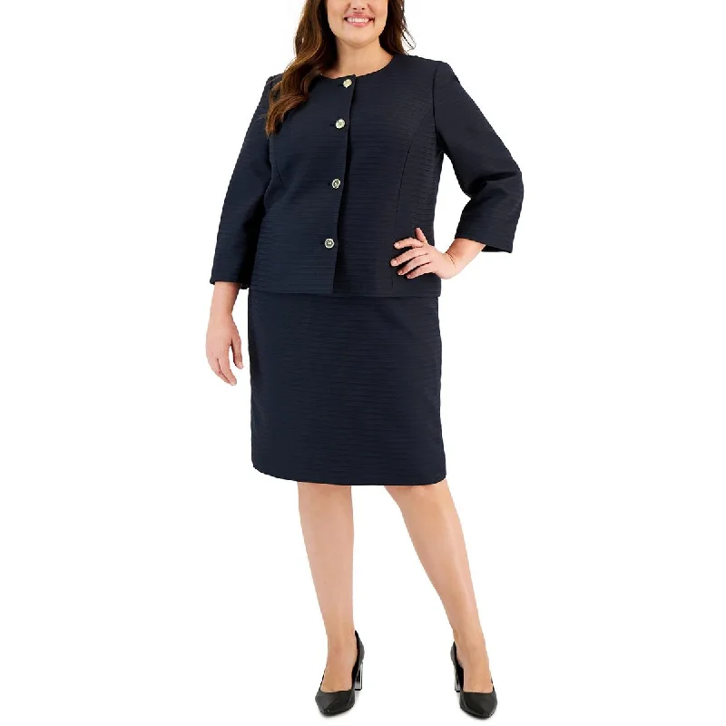 Women's Peplum Blazers in Emerald Green for a Stylish Work AttireLe Suit Womens Plus Office Business Collarless Blazer Women's Peplum Blazers in Emerald Green for a Stylish Work AttireLe Suit Womens Plus Office Business Collarless Blazer