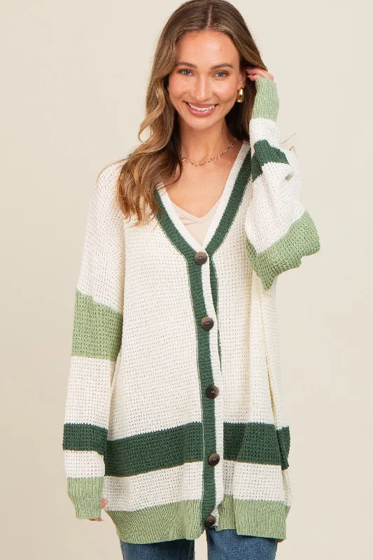 maternity women cardigan for expecting momsOlive Green Colorblock Button Down Cardigan maternity women cardigan for expecting momsOlive Green Colorblock Button Down Cardigan