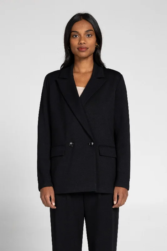 Women's Tailored Stretch Blazers in Navy Blue for Business MeetingsPure Proper Oversized Blazer Women's Tailored Stretch Blazers in Navy Blue for Business MeetingsPure Proper Oversized Blazer