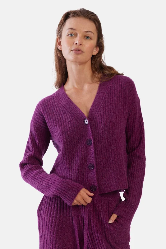 sequin embellished women cardigan for special occasionsBeatrice Ribbed Cardigan Phlox sequin embellished women cardigan for special occasionsBeatrice Ribbed Cardigan Phlox