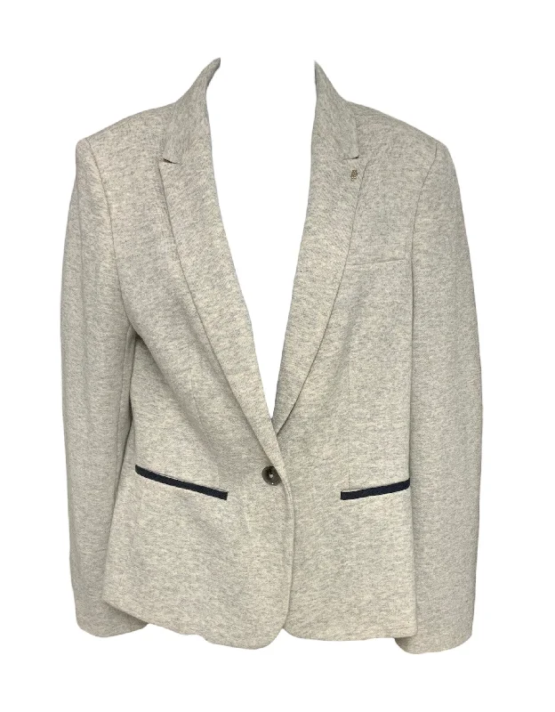 Plus Size Women's Ruffled Blazers in Pink for a Girly and Fashionable LookTommy Women's Knit Blazer Heather 10 Plus Size Women's Ruffled Blazers in Pink for a Girly and Fashionable LookTommy Women's Knit Blazer Heather 10