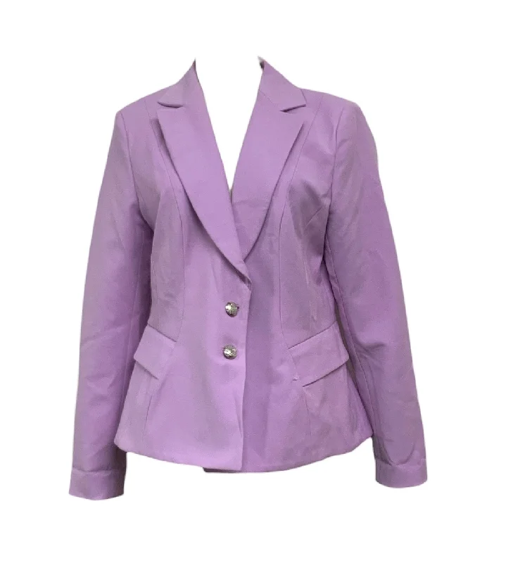 Double - Breasted Women's Leather Blazers in Taupe for an Edgy LookWhite House Black Market Women's Blazer Lilac 12 Double - Breasted Women's Leather Blazers in Taupe for an Edgy LookWhite House Black Market Women's Blazer Lilac 12