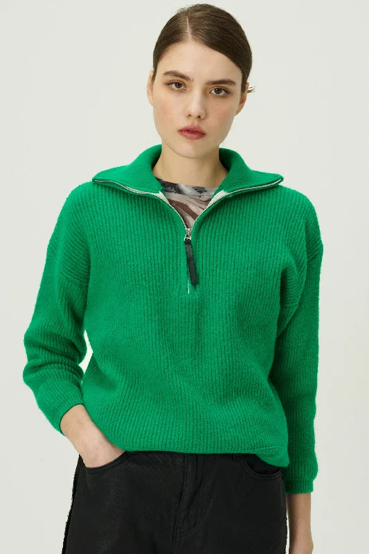 Mock Neck Women's Alpaca Wool Sweaters in Earth TonesAurora Half Zip Sweater/Mini Dress Mock Neck Women's Alpaca Wool Sweaters in Earth TonesAurora Half Zip Sweater/Mini Dress