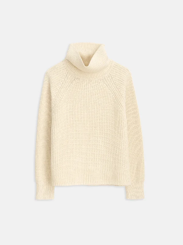 Split - Hem Women's Linen Blend Sweaters for SpringChelsea Turtleneck In Cotton Cashmere Split - Hem Women's Linen Blend Sweaters for SpringChelsea Turtleneck In Cotton Cashmere