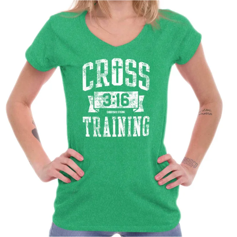 Sequined Women T Shirt for a Sparkly Night OutCross Training Jesus Junior Fit V-Neck T Shirt Sequined Women T Shirt for a Sparkly Night OutCross Training Jesus Junior Fit V-Neck T Shirt