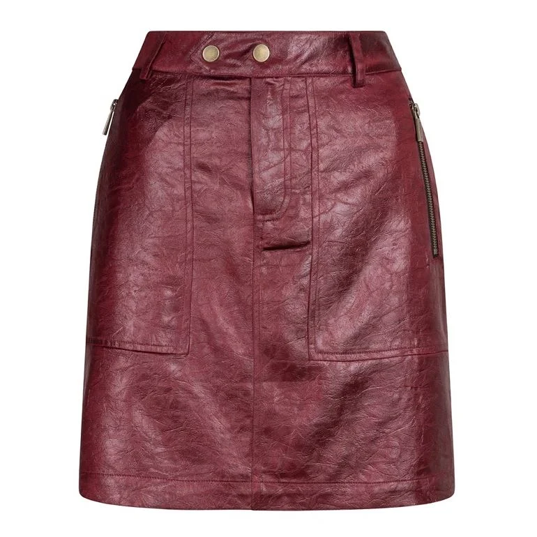 Bell - Sleeve Women's Mohair - Wool Blend SweatersEsqualo Zipper Metallic Crinkle Skirt Bell - Sleeve Women's Mohair - Wool Blend SweatersEsqualo Zipper Metallic Crinkle Skirt