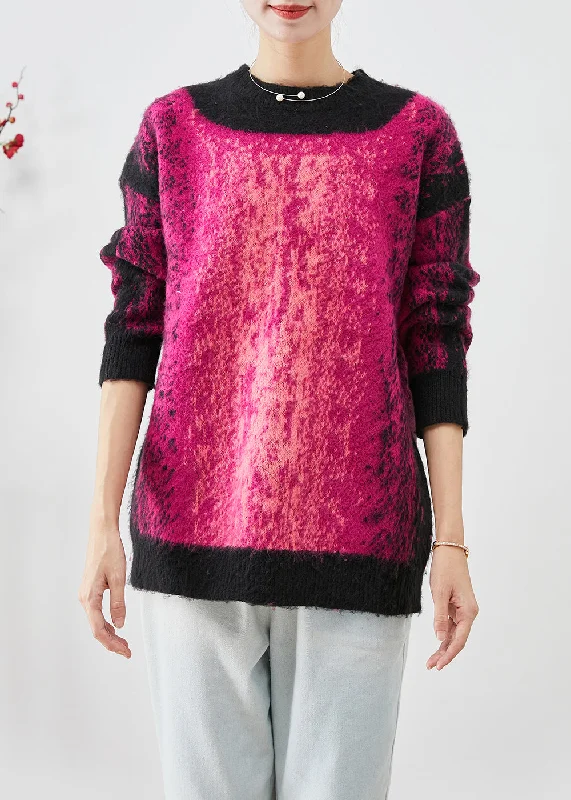 Boat Neck Women's Merino Wool Sweaters in Neutral ShadesHandmade Purple Oversized Thick Tie Dye Knit Sweater Fall Boat Neck Women's Merino Wool Sweaters in Neutral ShadesHandmade Purple Oversized Thick Tie Dye Knit Sweater Fall