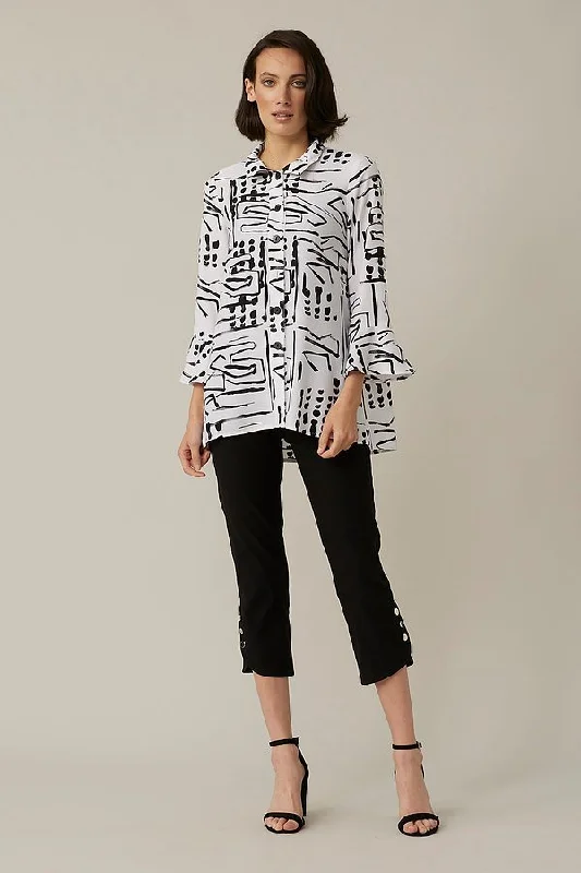 Boat Neck Women's Merino Wool Sweaters in Neutral ShadesJoseph Ribkoff Printed Blouse Style Top Boat Neck Women's Merino Wool Sweaters in Neutral ShadesJoseph Ribkoff Printed Blouse Style Top