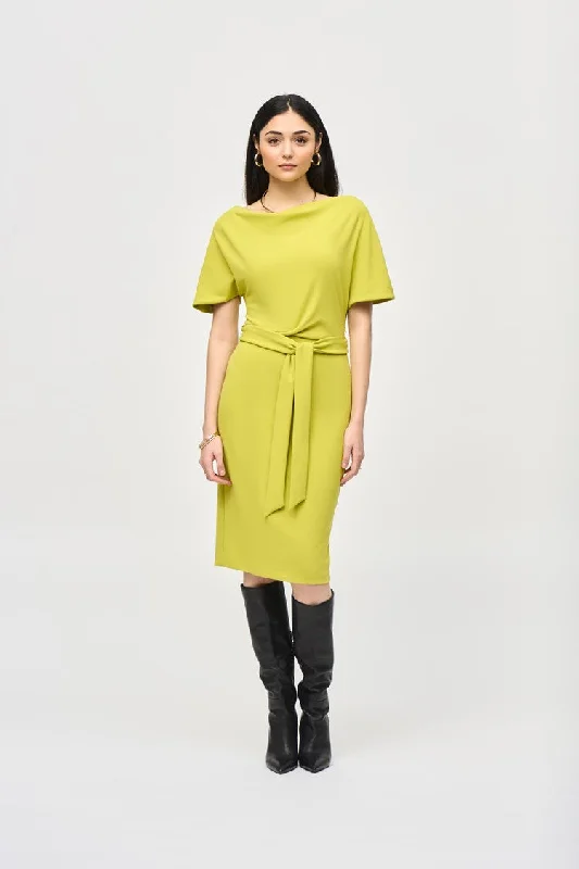 V - Neck Women's Ribbed Wool Sweaters for FallJoseph Ribkoff Wasabi Scuba Crepe Belted Sheath Dres V - Neck Women's Ribbed Wool Sweaters for FallJoseph Ribkoff Wasabi Scuba Crepe Belted Sheath Dres