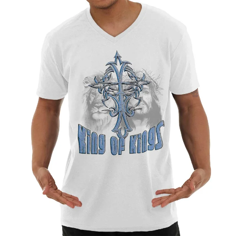 Graphic Print Women T Shirt for a Trendy StatementKing Of Kings Cross V-Neck T-Shirt Graphic Print Women T Shirt for a Trendy StatementKing Of Kings Cross V-Neck T-Shirt