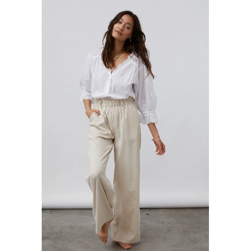 Tie - Front Women's Lambswool Sweaters in Pastel HuesLollys Laundry Charli Top