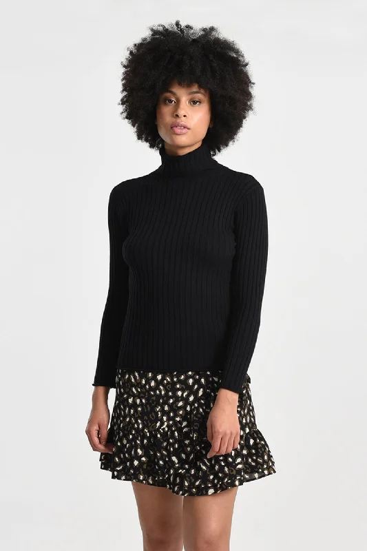 Button - Down Women's Shetland Wool Sweaters in Traditional PatternsMolly Bracken Turtleneck Ribbed Jumper Button - Down Women's Shetland Wool Sweaters in Traditional PatternsMolly Bracken Turtleneck Ribbed Jumper