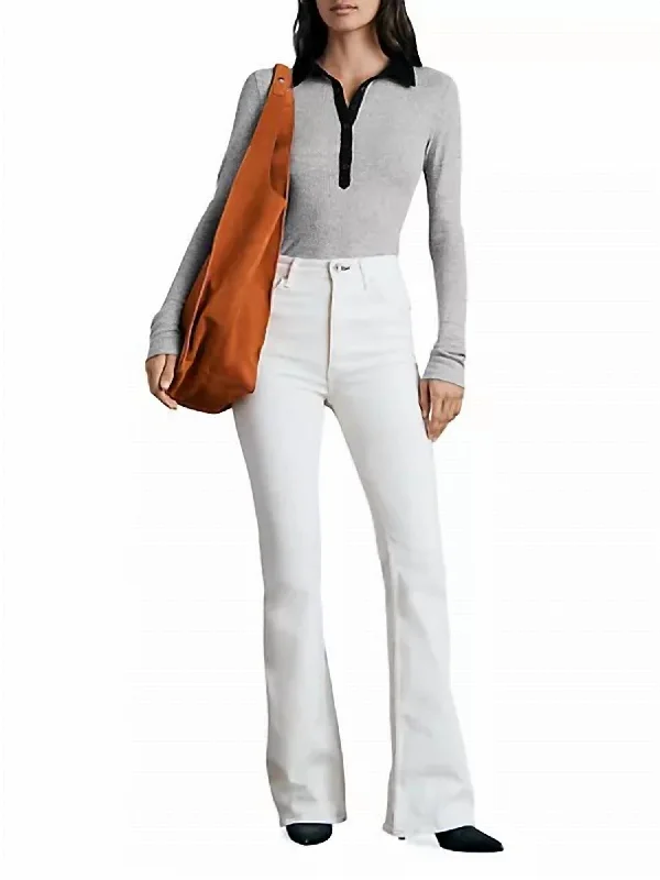 Women's Long Sleeve Turtleneck Cashmere SweatersThe Knit Colorblock Ls Polo In Heather Grey Women's Long Sleeve Turtleneck Cashmere SweatersThe Knit Colorblock Ls Polo In Heather Grey